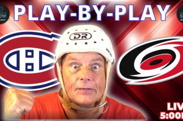 🔴 LIVE 🏒 Montreal Canadiens vs Carolina Hurricanes | Stanley Cup Playoff Race HEATS UP