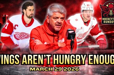 ARE THE DETROIT RED WINGS HUNGRY ENOUGH TO MAKE THE NHL PLAYOFFS?