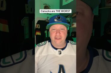 My Canucks are THE WORST team in the NHL and it’s not close. #canucks #flames #NHL
