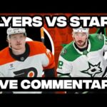 Philadelphia Flyers Vs Dallas Stars LIVE COMMENTARY! | 2025-26 NHL Season