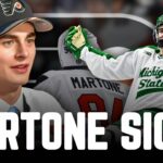 Porter Martone Signs With the Philadelphia Flyers