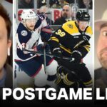 LIVE Bruins Beat: Bruins vs Blue Jackets Reaction and James Hagens in Providence