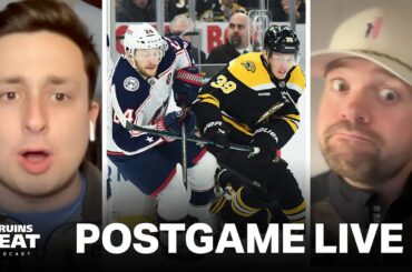 LIVE Bruins Beat: Bruins vs Blue Jackets Reaction and James Hagens in Providence