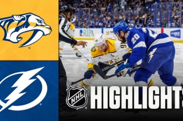 Predators vs. Lightning | NHL Highlights | March 29, 2026