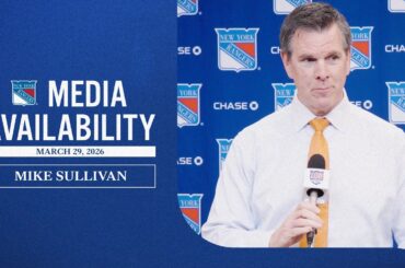 NYR vs FLA: Mike Sullivan Postgame Media Availability | March 29, 2026