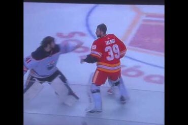 Goalie Fight Smith vs. Talbot