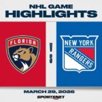 NHL Highlights | Panthers vs. Rangers - March 29, 2026