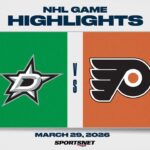NHL Highlights | Dallas Stars vs Philadelphia Flyers - March 29, 2026