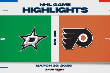 NHL Highlights | Dallas Stars vs Philadelphia Flyers - March 29, 2026