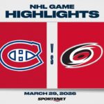 NHL Highlights | Canadiens vs. Hurricanes - March 29, 2026