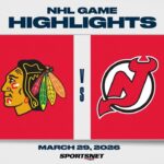 NHL Highlights | Blackhawks vs. Devils - March 29, 2026