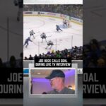 Joe Buck calls Pius Suter goal during live TV interview