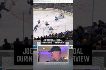 Joe Buck calls Pius Suter goal during live TV interview