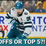 San Jose Sharks FIGHT for Wild Card & Top Five Pick | Nick Leddy Has Been GOOD?!