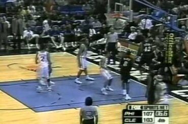 Andre Miller Posterizes Theo Ratliff