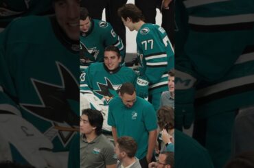 Mic'd Up: Misa at Team Photo Day  #hockey #nhl #sharks