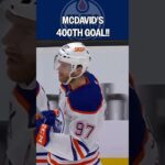 McDavid Gets 400 in Style!! 🤯