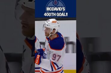 McDavid Gets 400 in Style!! 🤯