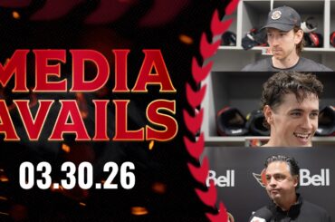 Jake Sanderson, Shane Pinto, Travis Green Media Availability