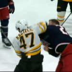 Mark Kastelic fights Mathieu Olivier 3/29/26