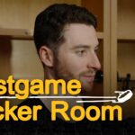 Pavel Zacha, Jeremy Swayman and Charlie McAvoy speak after the Bruins 4-3 win over the Blue Jackets.