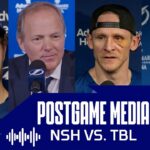 Postgame Media vs NSH | Johansson, Perry, Guentzel, Cooper