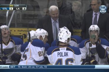 Kevin Shattenkirk wrist shot goal 3-1 St. Louis Blues vs LA Kings 12/2/13 NHL Hockey.