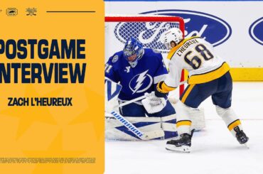 Zach L'Heureux: Postgame Interview - March 29th