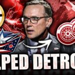 THE BOSTON BRUINS & BLUE JACKETS JUST HELPED OUT THE RED WINGS BIG TIME (Senators, Flyers News)