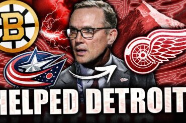 THE BOSTON BRUINS & BLUE JACKETS JUST HELPED OUT THE RED WINGS BIG TIME (Senators, Flyers News)