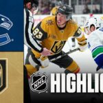 Canucks vs. Golden Knights | NHL Highlights | March 30, 2026