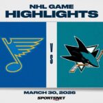 NHL Highlights | Blues vs. Sharks - March 30, 2026