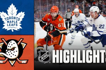 Maple Leafs vs. Ducks | NHL Highlights | March 30, 2026