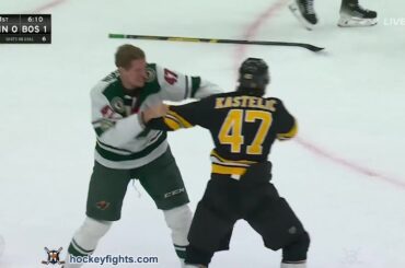 Michael McCarron vs Mark Kastelic | Mar 28, 2026| Minnesota Wild vs Boston Bruins