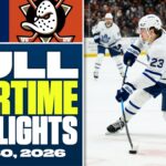 Toronto Maple Leafs at Anaheim Ducks | FULL Overtime Highlights - March 30, 2026