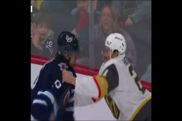 Mark Scheifele steps up for Kyle Connor by dropping the gloves!🥊