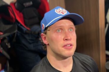 Logan O’Connor on being back in lineup