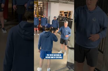 Lots of hootin’ and hollerin’ when the Canucks play sewer. 😂