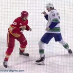 Curtis Douglas vs Adam Klapka | Mar 28, 2026 | Vancouver Canucks vs Calgary Flames