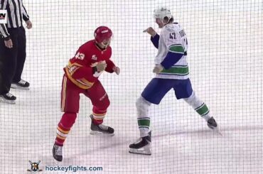 Curtis Douglas vs Adam Klapka | Mar 28, 2026 | Vancouver Canucks vs Calgary Flames
