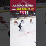 Avs hang NINE GOALS on the Flames! 🔥