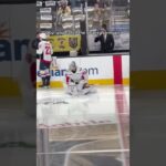 Gotta love goalie warmups #hockeygoalie #capitals #hockey