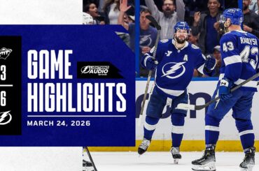 Wild vs. Lightning | Lightning Radio Highlights | March 24, 2026
