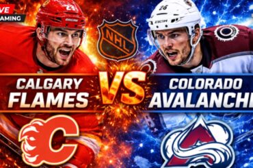 Calgary Flames vs Colorado Avalanche: NHL Vertical Live Play by Play and Watch Party