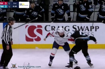 Brandon Duhaime vs Brandon Tanev | Mar 26, 2026 | Washington Capitals vs Utah Mammoth