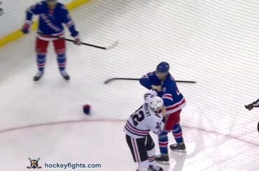 Sacha Boisvert vs Will Borgen | Mar 27, 2026 | Chicago Blackhawks vs New York Rangers