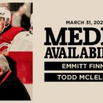 Emmitt Finnie & Todd McLellan Morning Skate @ PIT | March 31, 2026