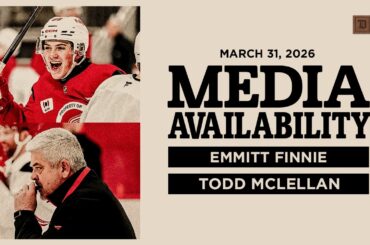 Emmitt Finnie & Todd McLellan Morning Skate @ PIT | March 31, 2026