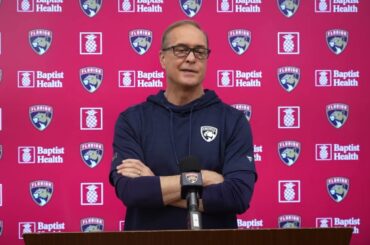 Paul Maurice, Panthers Morning Skate: Florida Back Home, Takes on Ottawa Senators