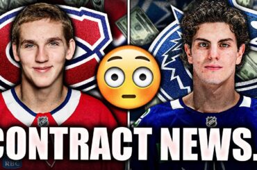 IT JUST KEEPS GETTING CRAZIER FOR ZEEV BUIUM & LANE HUTSON… CANADIENS & CANUCKS CONTRACT NEWS